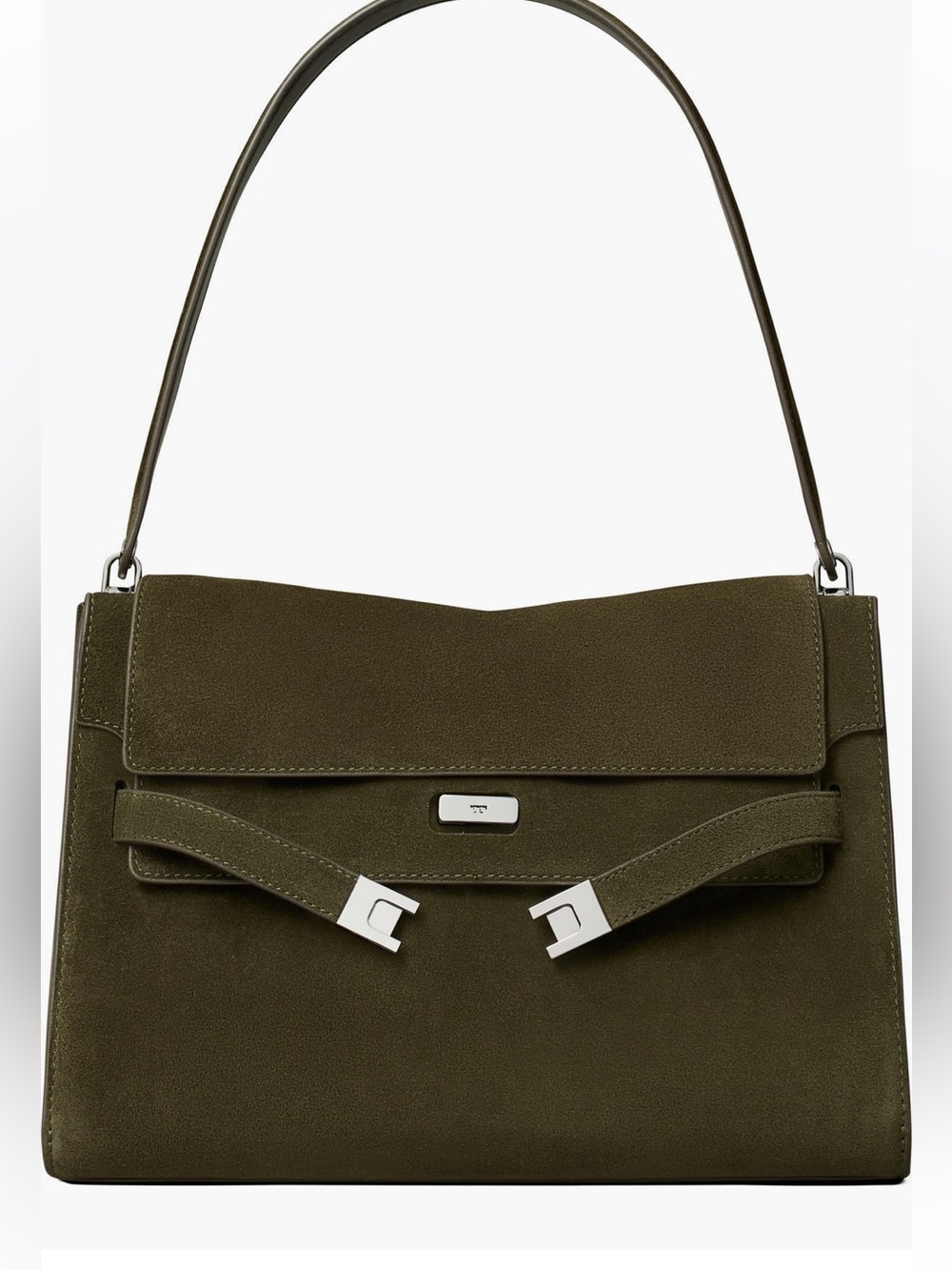 Tory Burch Large Lee Radziwill Suede shoulder bag